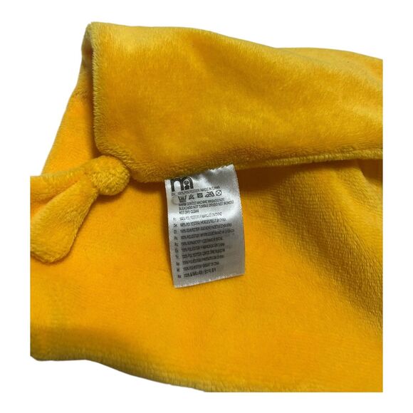 Mothercare M Lion Baby Lovey Security Blanket Yellow Taggies Knotted Corners - Picture 4 of 6